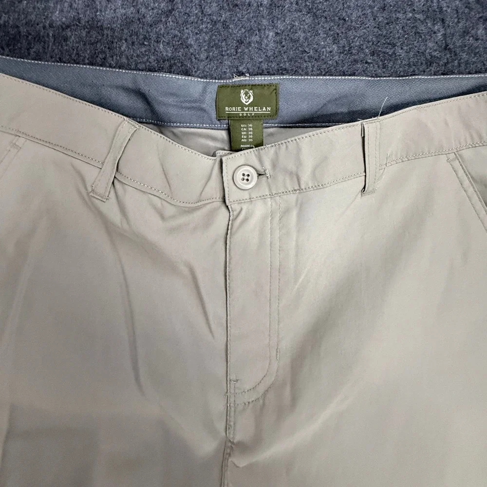 Rorie Whelan Eddie Bauer Golf Mens 36 Khaki Straight Fit‎ Shorts Outdoor Casual
